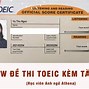 Hồ Sơ Dự Thi Toeic