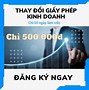 Mẫu Thay Đổi Ngành Nghề Kinh Doanh