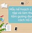 Xây Dựng Kế Hoạch Học Tập Hust